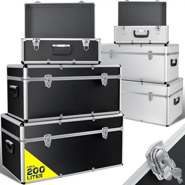 3er SET Alu Boxen
